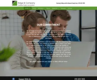 RidgecPas.com(Ridge & Company Certified Public Accountants) Screenshot