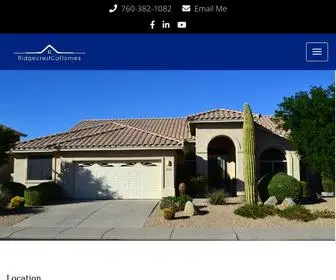 Ridgecrestcahomes.com(Clint Freeman) Screenshot