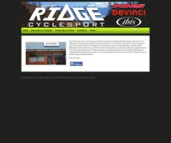 Ridgecyclesport.com(Wenatchees Mountain Bike and Gravel Bike Headquarters) Screenshot