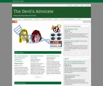 Ridgedevilsadvocate.com(Ridge High School News At Its Finest) Screenshot