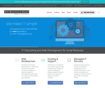 Ridgefieldgroup.com(IT Consulting and Web Development for Small Business) Screenshot