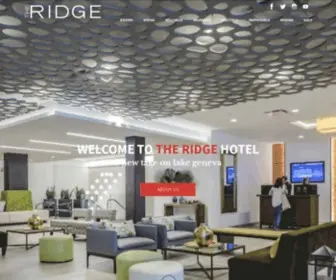 Ridgelakegeneva.com(The Ridge Hotel) Screenshot