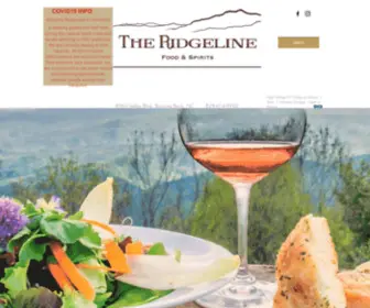 Ridgelineblowingrock.com(The Ridgeline Food & Spirits) Screenshot