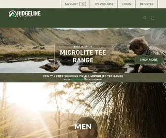 Ridgelineclothing.co.nz(Outdoor Clothing Shop For Boots) Screenshot