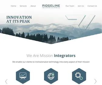 Ridgelineintl.com(Mission Integrators) Screenshot