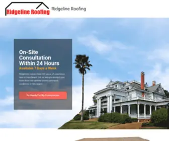 Ridgelineroofingfl.com(Ridgeline Roofing) Screenshot