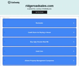 Ridgeroadsales.com(WordPress) Screenshot