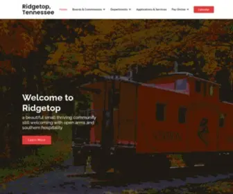 Ridgetoptn.org(Ridgetop, TN) Screenshot