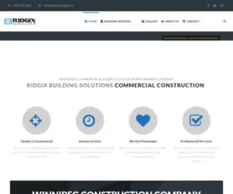 Ridgix.com(Ridgix Building Solutions) Screenshot