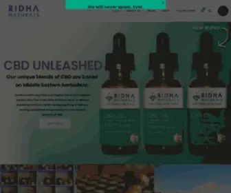 Ridhanaturals.com(Ridha naturals) Screenshot