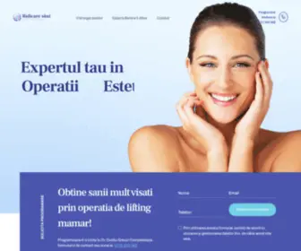 Ridicaresani.ro(Expertul tau in Operatii Estetice) Screenshot