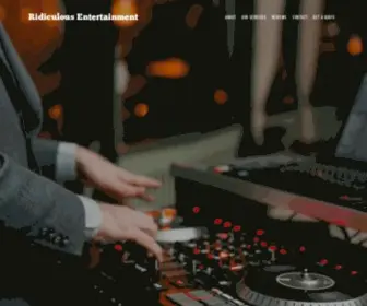 Ridiculousdj.com(Ridiculous Entertainment) Screenshot