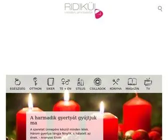 Ridikul.hu(Címlap) Screenshot