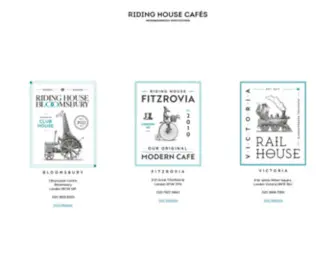 Ridinghouse.cafe(Riding House Cafés) Screenshot