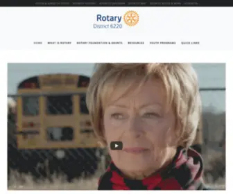 Ridistrict6220.org(Rotary District 6220) Screenshot