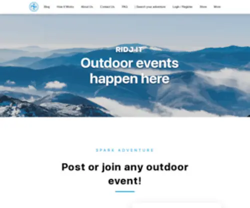 Ridj-IT.com(Discover the adventure community) Screenshot