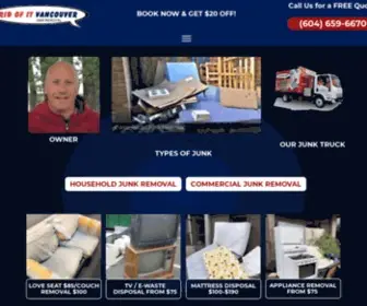 Ridofitvancouver.ca(#1 Junk Experts In Vancouver) Screenshot