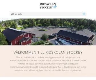 Ridskolanstockby.se(Stockby Ridskola) Screenshot