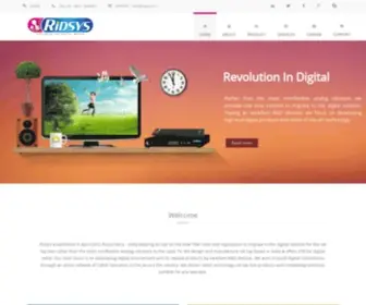 Ridsys.com(MRRIDSYS TECHNOLOGIES PRIVATE LIMITED) Screenshot
