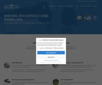 Riebeling.eu(Immobilienverwaltung) Screenshot