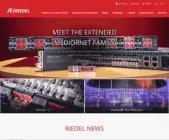 Riedel.net(RIEDEL Communications) Screenshot