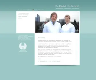 Riedelschmitt.de(Hautärzte Köln) Screenshot