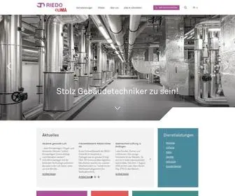Riedoclima.ch(RIEDO Clima AG) Screenshot
