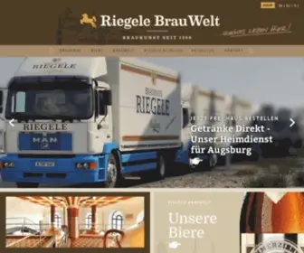 Riegele.de(Riegele) Screenshot