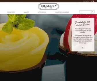 Riegelein.de(Riegelein Confiserie) Screenshot