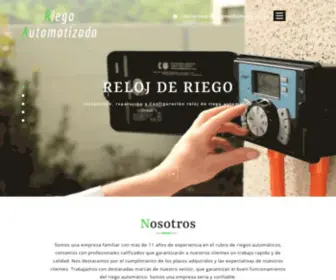 Riegoautomatizado.cl(Riego Automatizado) Screenshot