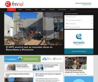 Rielfm.com.ar(FM Riel) Screenshot