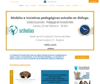 Rielo.com(Fundaci) Screenshot