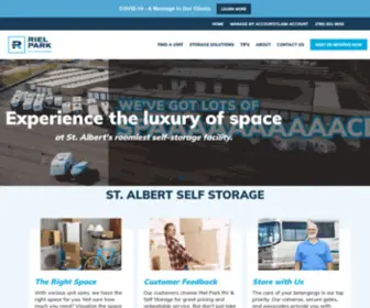 Rielparkstorage.com(Storage Units Near Me) Screenshot