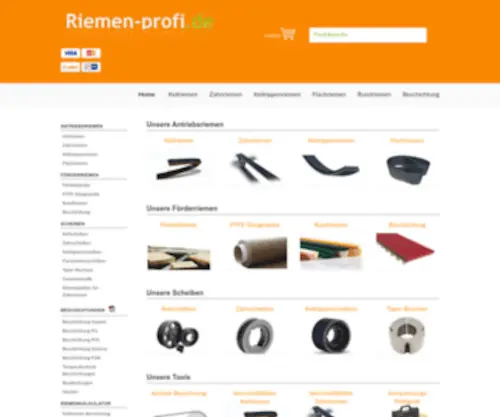 Riemen-Profi.de(Förderbänder) Screenshot
