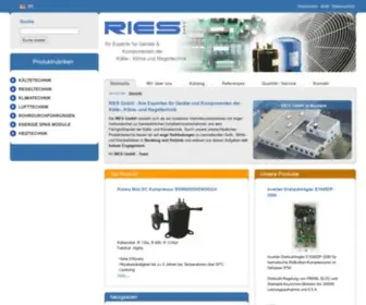 Ries-GMBH.de(Ries GmbH) Screenshot