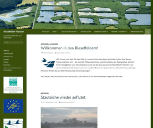 Rieselfelder-Muenster.de(Rieselfelder Muenster) Screenshot