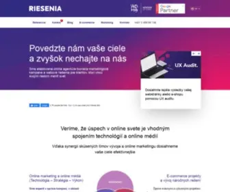 Riesenia.sk(Inteligentná online mediálna agentúra) Screenshot