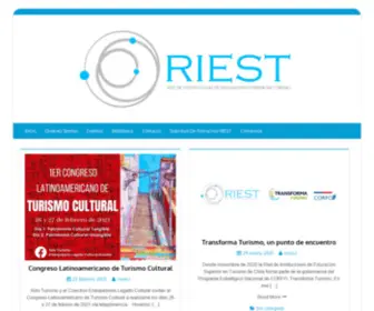 Riest.cl(Red de instituciones de educación superior en turismo) Screenshot