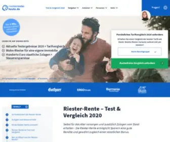 Riesterrente-Heute.de(Ratgeber & Online) Screenshot