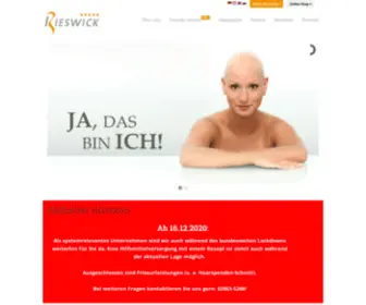 Rieswick.de(Rieswick Zweithaar) Screenshot
