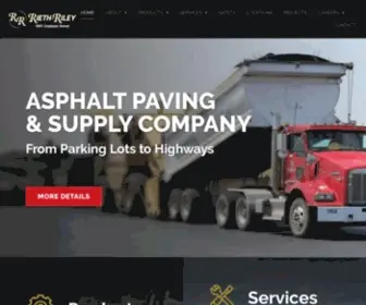 Rieth-Riley.com(Asphalt Paving Company) Screenshot