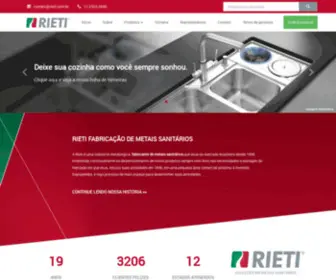 Rieti.com.br(Metais Sanitários Rieti) Screenshot