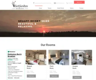 Rietjiesbos.co.za(Rietjiesbos Bed & Breakfast in Graaff) Screenshot