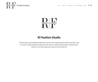 Rifashionstudio.com.au(Custom Design) Screenshot