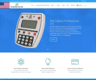 Rifedigital.com(Rife Machine Store US) Screenshot