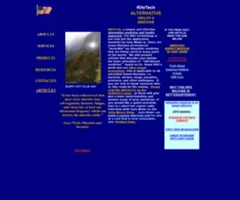 Rifeenergymedicine.com(RIFE MACHINE EXPLAINED) Screenshot