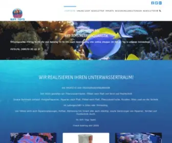 Riff-Toys.at(Riff-Toys Fische Korallen Aquarien Meerwasser) Screenshot