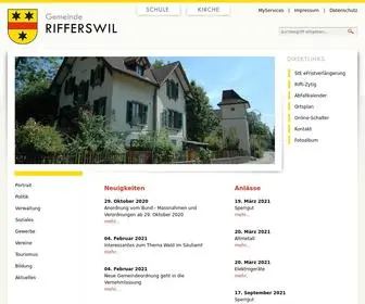 Rifferswil.ch(Rifferswil Online) Screenshot