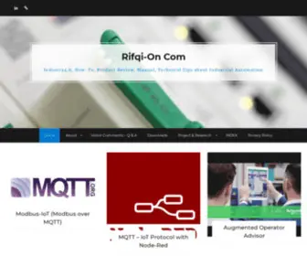 RifQion.com(Industry4.0, How-To, Product Review, Manual, Technical Tips about Industrial Automation) Screenshot