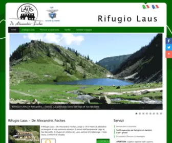 Rifugiolaus.it(Rifugio Laus De Alexandris Foches) Screenshot